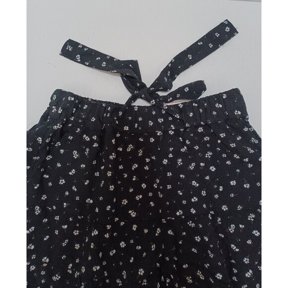 SO Ruffle Shorts High Rise Black White Floral Womens XS NWT - Picture 3 of 9